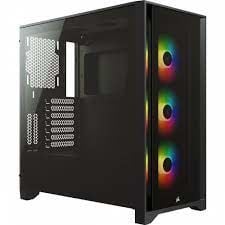 Corsair iCUE 4000X Siyah Tempered Glass RGB USB 3.0 ATX Mid Tower Kasa CC-9011204-WW