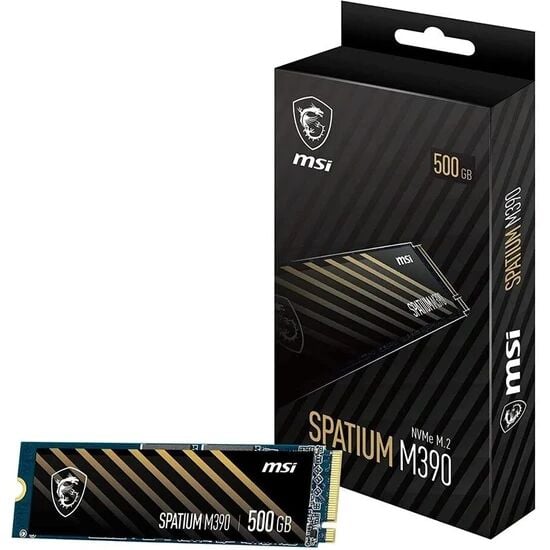 Msı SSD Spatıum M390 Nvme M.2 500GB R:3300 W:2300