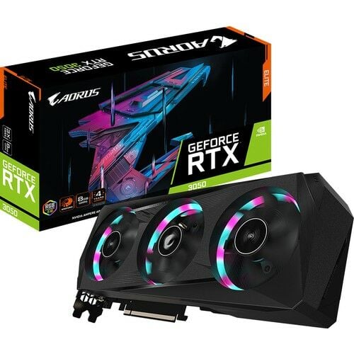 Gıgabyte GV-N3050AORUSE-8GD RTX3050 8GB 128BIT Gddr6 Pcı-E 4.0 Ekran Kartı Ekran Kartı