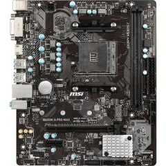 MSI B450M-A PRO MAX AM4 DDR4 3466(OC) DVI HDMI M.2 USB3.2 mATX Anakart