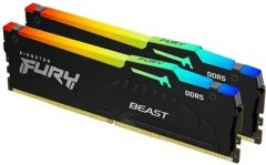 Kingston 32GB(2x16) Fury Beast RGB 5600mhz CL40 DDR5 Ram (KF556C40BBAK2-32)