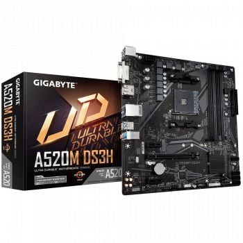 GIGABYTE A520M-DS3H DDR4 4733(OC) HDMI M.2 mATX AM4